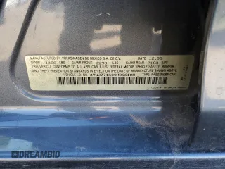 2009 Volkswagen Jetta S с VIN 3VWJZ71K09M096108, выставлен на аукционе Copart как лот 42827285 с пробегом 159 129 миль миль и Списание • Salvage title. История ставок и продаж доступна на DreamBid. Изображение 12.