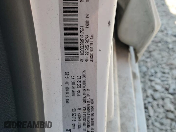 2015 Chrysler 200 S с VIN 1C3CCCBB0FN717664, выставлен на аукционе Copart как лот 58769445 с пробегом 119 217 миль миль и Чистый • Clean title. История ставок и продаж доступна на DreamBid. Изображение 12.