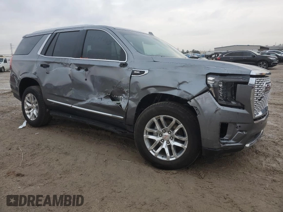 2022 GMC Yukon SLT with VIN 1GKS1BKD7NR330453, listed as a Copart auction lot 41437315 with 34,811 mi miles and Salvage Title. Bid and sale history available at carsss.com. Image 4.