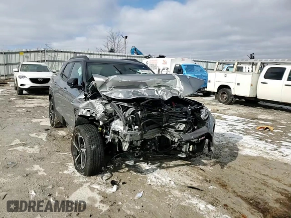 2023 Chevrolet TrailBlazer RS with VIN KL79MTSL7PB195918, listed as a Copart auction lot 46380325 with Not Provided miles and Salvage Title. Bid and sale history available at DreamBid. Image 12.