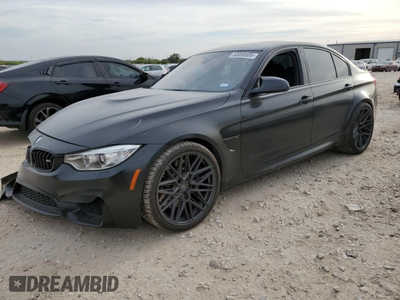 2016 BMW M3 z VIN WBS8M9C54G5E68129, wystawiony jako Copart lot #50089505 z przebiegiem 56 321 mil mil oraz Szkoda całkowita • Salvage title. Historia ofert i sprzedaży dostępna na DreamBid. Obrazek 1.