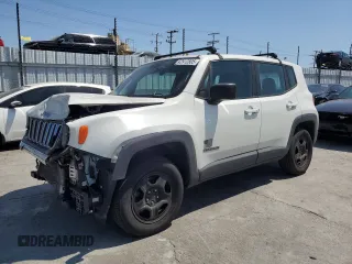 2018 Jeep Renegade Sport с VIN ZACCJBAB2JPJ53896, выставлен на аукционе Copart как лот 62912805 с пробегом 105 214 миль миль и Списание • Salvage title. История ставок и продаж доступна на DreamBid. Изображение 1.