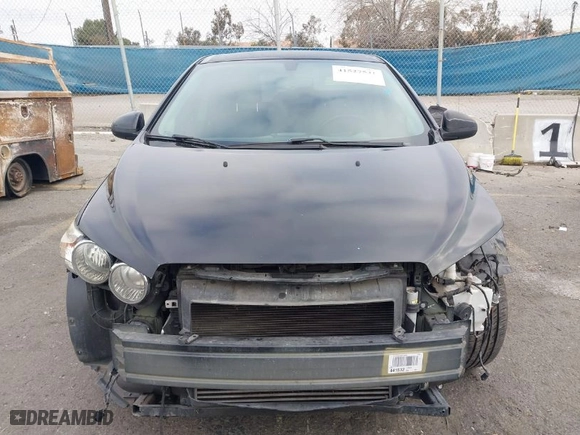 2015 Chevrolet Sonic LTZ with VIN 1G1JE5SB7F4103556, listed as a IAAI auction lot 41527541 with NaN miles. Bid and sale history available at carsss.com. Image 13.