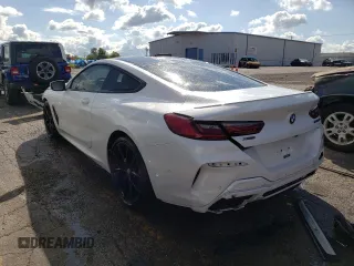 2019 BMW 8 Series M850i xDrive with VIN WBABC4C51KBU95991, listed as a Copart auction lot 67556343 with 21,102 mi miles. Bid and sale history available at carsss.com. Image 2.