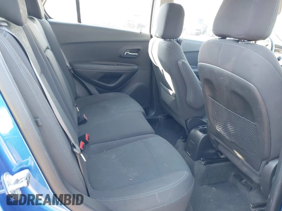 2016 Chevrolet Trax LS with VIN KL7CJNSB3GB757122, listed as a IAAI auction lot 41785634 with 74,143 mi miles. Bid and sale history available at carsss.com. Image 8.