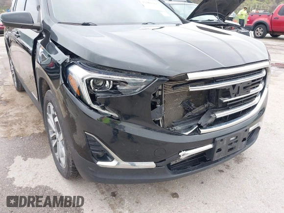 2020 GMC Terrain SLT with VIN 3GKALVEX1LL300155, listed as a IAAI auction lot 41886503 with 121,771 mi miles. Bid and sale history available at carsss.com. Image 18.