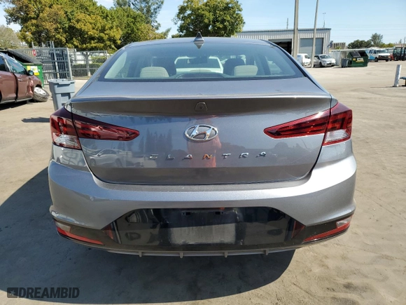 2019 Hyundai Elantra Preferred with VIN KMHD84LF8KU823736, listed as a Copart auction lot 42665585 with 102,132 mi miles and Salvage Title. Bid and sale history available at carsss.com. Image 6.
