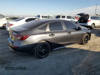 2025 Honda Civic Sedan Sport with VIN 2HGFE2F51SH538376, listed as a Copart auction lot 47238545 with 15,974 mi miles and Salvage Title. Bid and sale history available at carsss.com. Image 3.