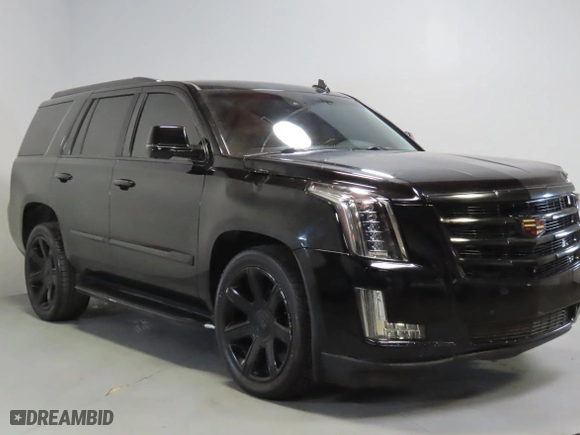 2016 Cadillac Escalade Luxury Collection with VIN 1GYS3BKJ9GR478175, listed as a Copart auction lot 54256735 with 106,940 mi miles and Salvage Title. Bid and sale history available at carsss.com. Image 1.