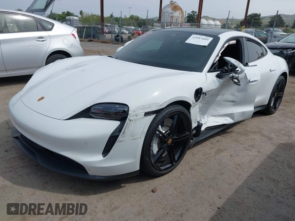 2022 Porsche Taycan with VIN WP0AA2Y12NSA13356, listed as a IAAI auction lot 42083009 with Not provided miles and . Bid and sale history available at DreamBid. Image 18.