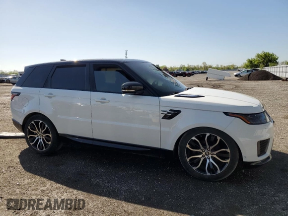 2019 Land Rover Range Rover Sport HSE with VIN SALWR2RKXKA827722, listed as a Copart auction lot 57311325 with Not provided miles and Non repairable. Bid and sale history available at DreamBid. Image 4.