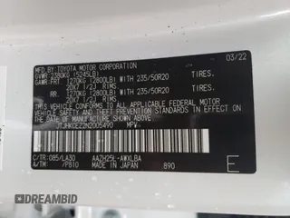 2022 Lexus NX with VIN JTJHKCEZ2N2005490, listed as a Copart auction lot 50344684 with 21,937 mi miles and Salvage Title. Bid and sale history available at carsss.com. Image 12.