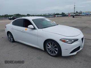 2019 Alfa Romeo Giulia z VIN ZARFAMAN2K7598133, wystawiony jako IAAI lot #39854467 z przebiegiem 126 766 mil mil oraz . Historia ofert i sprzedaży dostępna na DreamBid. Obrazek 1.