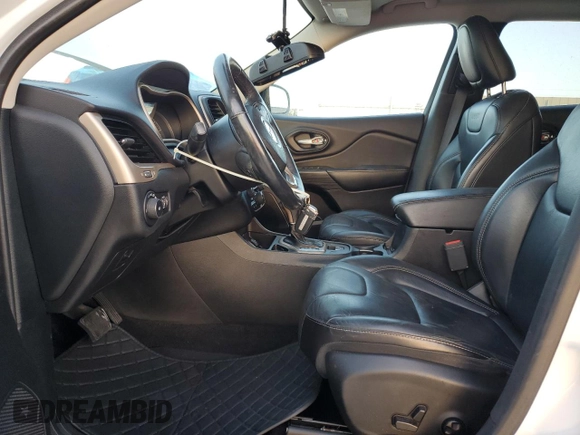 2017 Jeep Cherokee Limited with VIN 1C4PJLDS7HW507592, listed as a Copart auction lot 74676654 with 90,653 mi miles and Salvage Title. Bid and sale history available at DreamBid. Image 7.