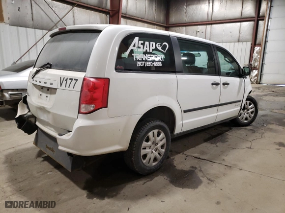 2015 Dodge Grand Caravan American Value Pkg with VIN 2C4RDGBG5FR613020, listed as a Copart auction lot 47067105 with 120,940 mi miles and Salvage Title. Bid and sale history available at carsss.com. Image 3.