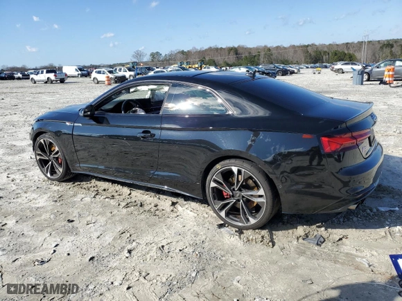 2020 Audi S5 Coupe Prestige with VIN WAUR4AF59LA008355, listed as a Copart auction lot 87215644 with 39,844 mi miles and Salvage Title. Bid and sale history available at carsss.com. Image 2.