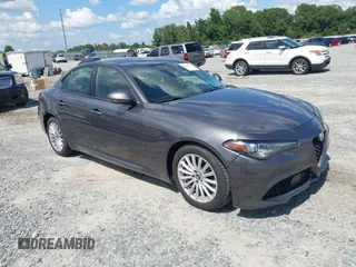 2023 Alfa Romeo Giulia with VIN ZARFAMAN0P7670423, listed as a IAAI auction lot 42842712 with 54,512 mi miles and . Bid and sale history available at DreamBid. Image 1.