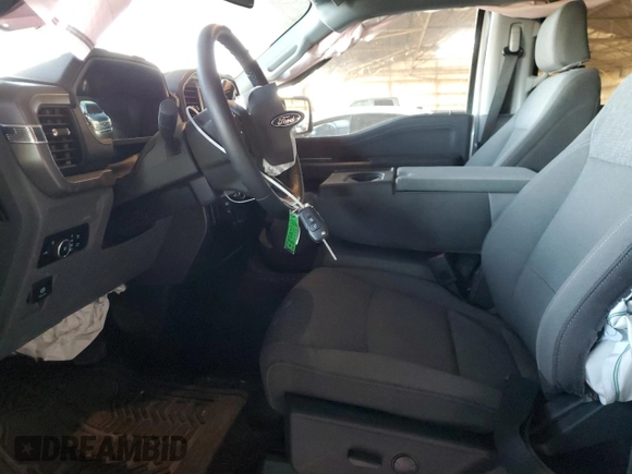 2024 Ford F-150 XLT with VIN 1FTEW3LP2RKD38855, listed as a Copart auction lot 80711074 with 12,360 mi miles and Salvage Title. Bid and sale history available at carsss.com. Image 7.