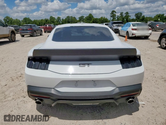 2024 Ford Mustang GT with VIN 1FA6P8CF6R5428391, listed as a Copart auction lot 66155465 with 14,806 mi miles and Salvage title. Bid and sale history available at DreamBid. Image 6.