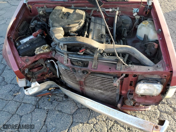 1995 Nissan Trucks 2WD XE with VIN 1N6SD16S7SC400356, listed as a Copart auction lot 83695564 with 206,175 mi miles and Salvage Title. Bid and sale history available at carsss.com. Image 14.