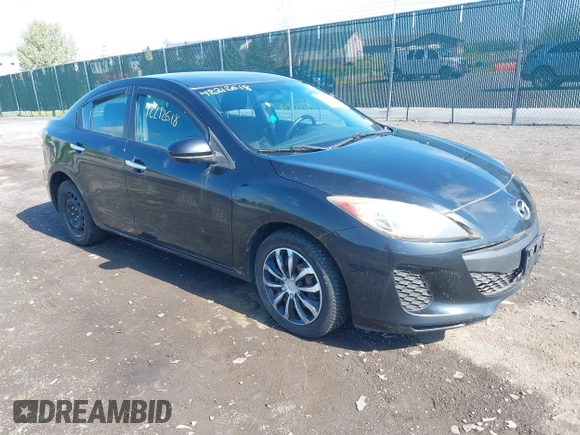 2013 Mazda 3 i SV with VIN JM1BL1TGXD1775078, listed as a IAAI auction lot 42212618 with 150,205 mi miles and . Bid and sale history available at DreamBid. Image 1.