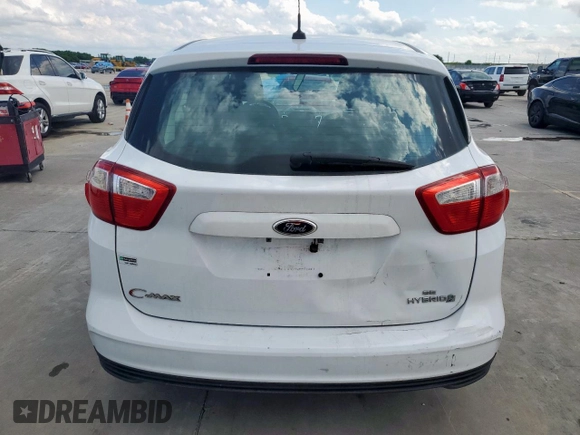 2014 Ford C-Max SE with VIN 1FADP5AU2EL505139, listed as a Copart auction lot 54165885 with 112,291 mi miles and Salvage Title. Bid and sale history available at carsss.com. Image 6.