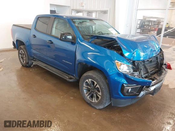 2021 Chevrolet Colorado 4WD Z71 with VIN 1GCGTDEN7M1141049, listed as a IAAI auction lot 41223962 with 62,114 mi miles and . Bid and sale history available at DreamBid. Image 1.