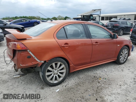 2009 Mitsubishi Lancer GTS with VIN JA3AU86WX9U027939, listed as a Copart auction lot 53817935 with 182,322 mi miles and Clean Title. Bid and sale history available at DreamBid. Image 3.