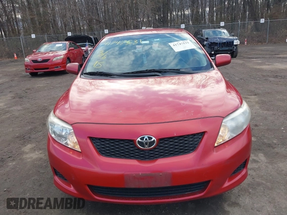 2010 Toyota Corolla with VIN 1NXBU4EE3AZ380787, listed as a IAAI auction lot 41747531 with 123,912 mi miles and . Bid and sale history available at carsss.com. Image 12.