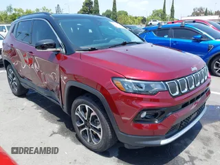 2022 Jeep Compass High Altitude с VIN 3C4NJDCB3NT111272, выставлен на аукционе IAAI как лот 42552503 с пробегом 27 246 миль миль и . История ставок и продаж доступна на DreamBid. Изображение 1.