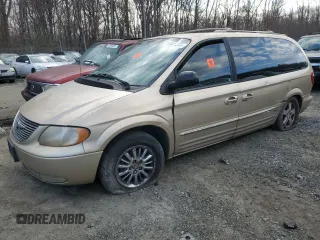 2001 Chrysler Town & Country Limited with VIN 2C8GP64L91R208692, listed as a Copart auction lot 49957205 with 0 mi miles and Salvage Title. Bid and sale history available at carsss.com. Image 1.