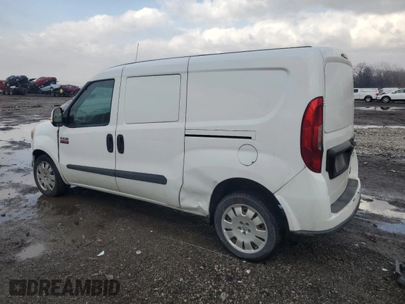 2015 Ram ProMaster City Cargo Tradesman SLT with VIN ZFBERFBT6F6197965, listed as a Copart auction lot 49338685 with 203,627 mi miles and Salvage Title. Bid and sale history available at carsss.com. Image 2.
