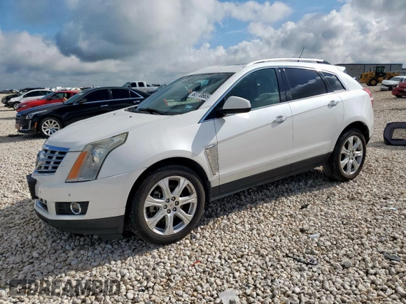 2014 Cadillac SRX Performance Collection with VIN 3GYFNCE39ES687733, listed as a Copart auction lot 62770665 with 151,714 mi miles and Salvage title. Bid and sale history available at DreamBid. Image 1.