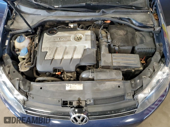 2013 Volkswagen Jetta SportWagen TDI w/Sunroof & Nav with VIN 3VWPL7AJ4DM606410, listed as a Copart auction lot 71352734 with 141,334 mi miles and Salvage Title. Bid and sale history available at carsss.com. Image 11.