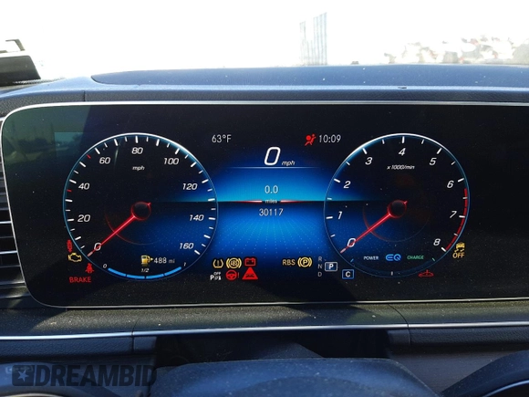 2020 Mercedes-Benz GLS with VIN 4JGFF5KE8LA207597, listed as a Copart auction lot 40661893 with 30,117 mi miles. Bid and sale history available at carsss.com. Image 9.