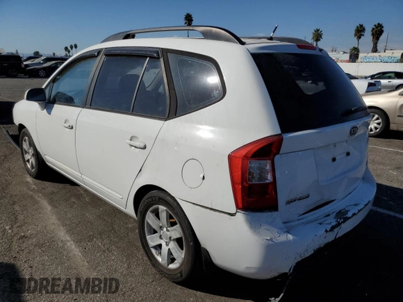 2009 Kia Rondo LX with VIN KNAFG529X97273401, listed as a Copart auction lot 75829094 with 171,062 mi miles and Salvage Title. Bid and sale history available at carsss.com. Image 2.