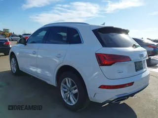 2022 Audi Q5 S line Premium with VIN WA1GAAFY2N2051987, listed as a IAAI auction lot 41379159 with 34,592 mi miles and . Bid and sale history available at DreamBid. Image 3.