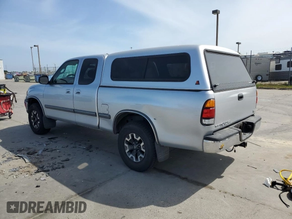 2000 Toyota Tundra SR5 with VIN 5TBRT3414YS075417, listed as a Copart auction lot 53175055 with 172,157 mi miles and Salvage Title. Bid and sale history available at DreamBid. Image 2.