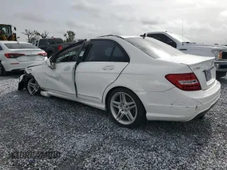 2014 Mercedes-Benz C 250 Sport with VIN WDDGF4HB4EG231661, listed as a Copart auction lot 59657335 with 83,731 mi miles and Salvage title. Bid and sale history available at DreamBid. Image 2.