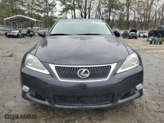 2012 Lexus IS 250C with VIN JTHFF2C28C2522934, listed as a Copart auction lot 49918695 with 109595 miles and Salvage Title. Bid and sale history available at carsss.com. Image 5.