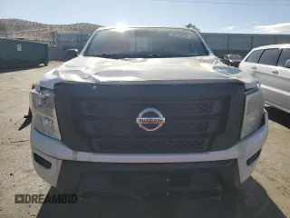 2022 Nissan Titan SV z VIN 1N6AA1FA8NN106193, wystawiony jako Copart lot #56479285 z przebiegiem 27 443 mil mil oraz Szkoda całkowita • Salvage title. Historia ofert i sprzedaży dostępna na DreamBid. Obrazek 5.