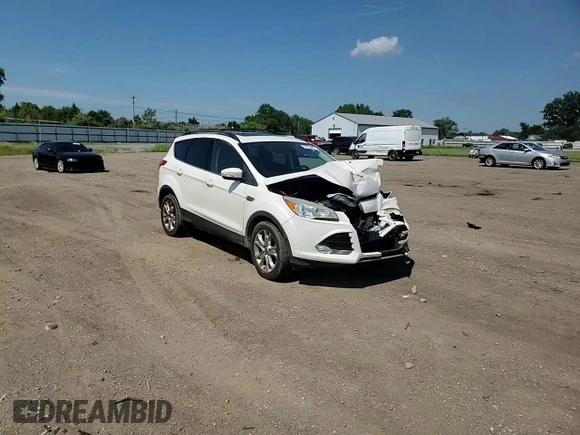 2013 Ford Escape SEL with VIN 1FMCU0HX4DUA84806, listed as a Copart auction lot 62593805 with 107,147 mi miles and Salvage title. Bid and sale history available at DreamBid. Image 14.