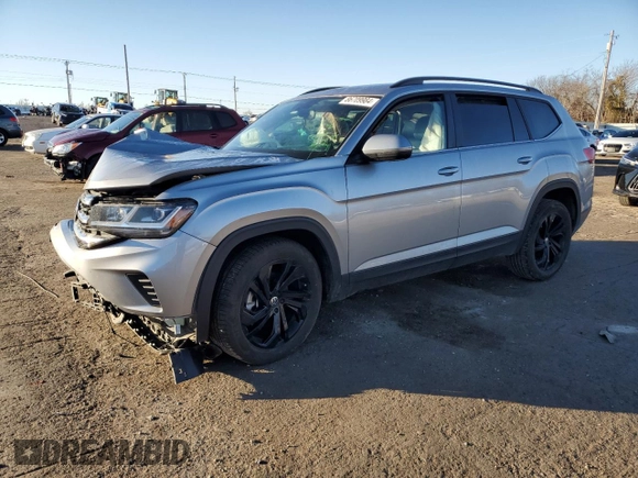 2023 Volkswagen Atlas SE с VIN 1V2JR2CAXPC534706, выставлен на аукционе Copart как лот 86709984 с пробегом 52 085 миль миль и Списание • Salvage title. История ставок и продаж доступна на DreamBid. Изображение 1.