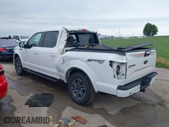 2016 Ford F-150 XLT with VIN 1FTEW1EP1GFC57935, listed as a IAAI auction lot 42349919 with 71,165 mi miles and . Bid and sale history available at DreamBid. Image 3.