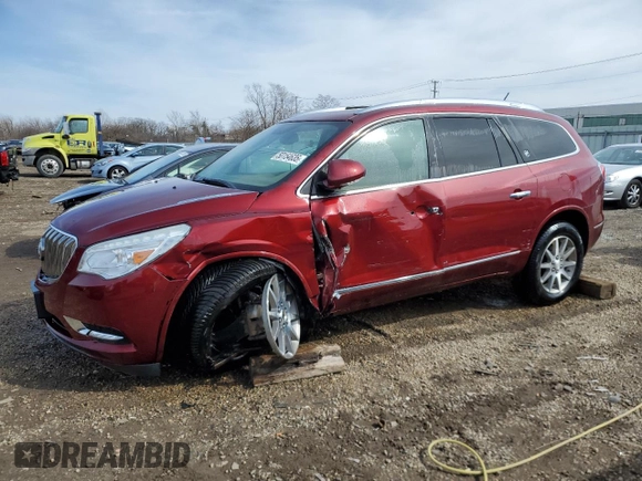 2015 Buick Enclave Leather with VIN 5GAKVBKD0FJ306335, listed as a Copart auction lot 50154635 with 138,239 mi miles and Salvage Title. Bid and sale history available at carsss.com. Image 1.
