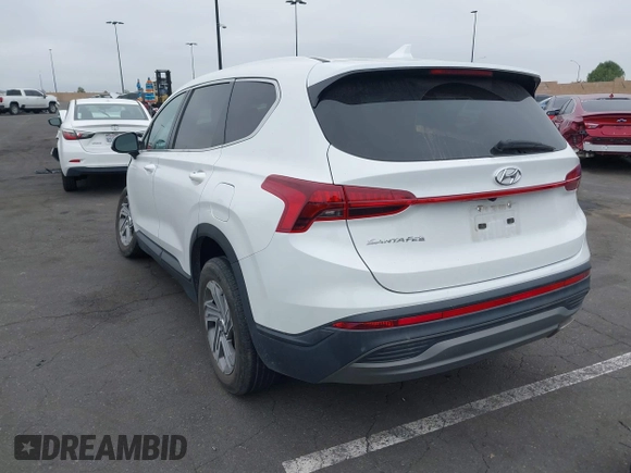 2022 Hyundai Santa Fe SE with VIN 5NMS14AJ8NH443864, listed as a IAAI auction lot 41892061 with 38,297 mi miles and . Bid and sale history available at DreamBid. Image 3.