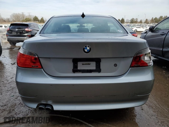 2006 BMW 5 Series 530xi with VIN WBANF73536CG67561, listed as a Copart auction lot 42375775 with 99,698 mi miles and Salvage Title. Bid and sale history available at DreamBid. Image 6.