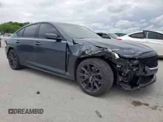 2022 Cadillac CT5 Sport z VIN 1G6DU5RK3N0136141, wystawiony jako Copart lot #47079545 z przebiegiem 73 571 mil mil oraz Szkody całkowita. Historia ofert i sprzedaży dostępna na DreamBid. Obrazek 4.