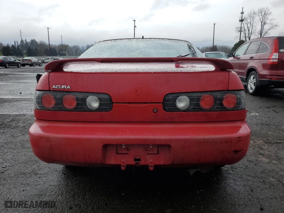 1995 Acura Integra LS with VIN JH4DC4458SS037325, listed as a Copart auction lot 43279545 with 186,649 mi miles and Salvage Title. Bid and sale history available at carsss.com. Image 6.