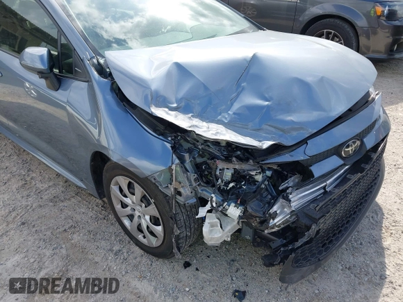 2022 Toyota Corolla LE with VIN JTDEPMAE2NJ214265, listed as a IAAI auction lot 41944088 with 32,562 mi miles and . Bid and sale history available at DreamBid. Image 6.